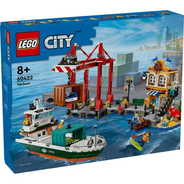 LEGO® City 60422 Seaside Harbour with Cargo Ship