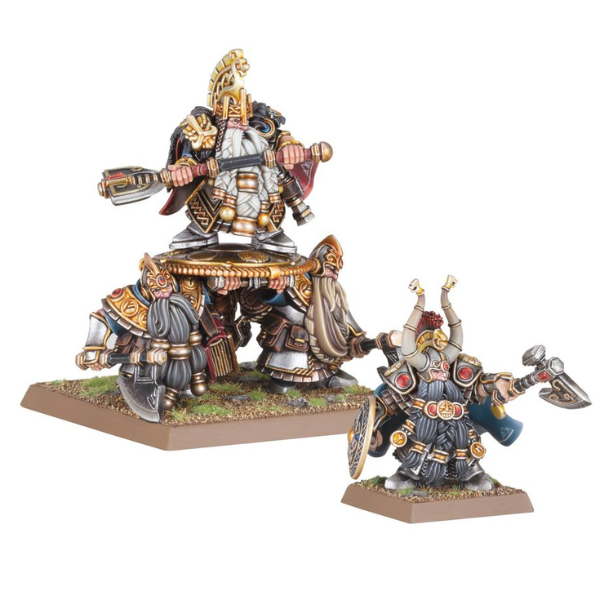 Warhammer: The Old World – Dwarf Lords with Shieldbearers