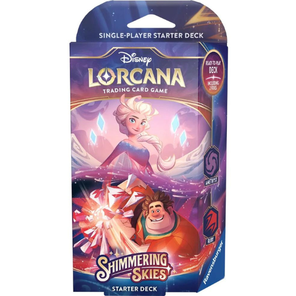 Disney Lorcana TCG: Shimmering Skies Starter Deck: Wrack-It-Ralph and Elsa