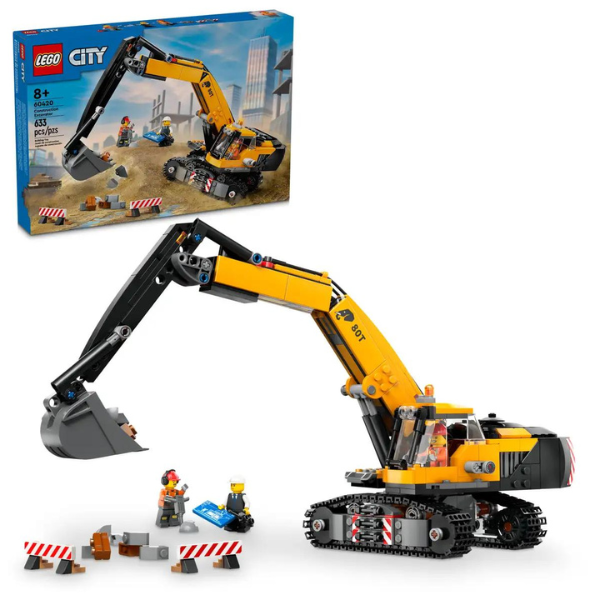 LEGO® City 60420 Yellow Construction Excavator