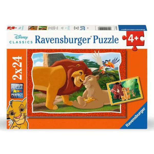 Ravensburger Mufasa The Lion King 2x24 Piece Puzzles