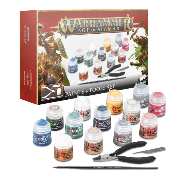 Warhammer Age of Sigmar: Paint and Tools Set