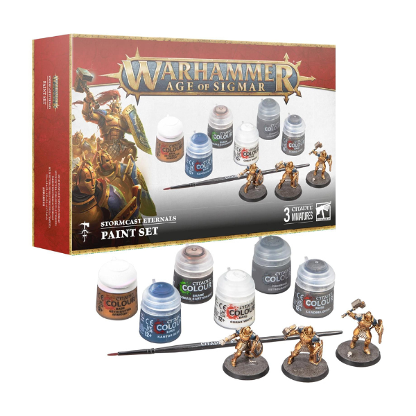 Warhammer Age of Sigmar: Stormcast Eternals Vindictors + Paints Set