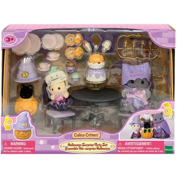 Calico Critters Halloween Surprise Party Set