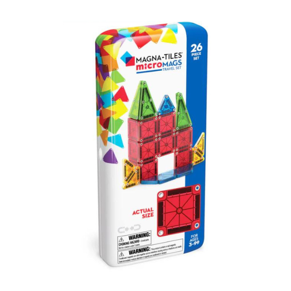 Magna-Tiles microMAGS 26-Piece Travel Set