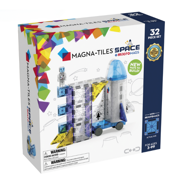 Magna-Tiles microMAGS Space 32 Piece Set