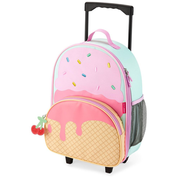 Skip Hop Spark Style Kids Carry On Rolling Luggage - Ice Cream