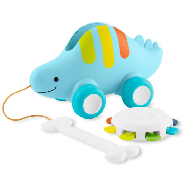 Skip Hop Explore & More Dinosaur 3-in-1 Baby Musical Pull Toy