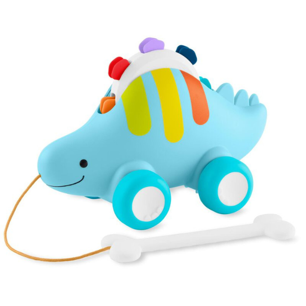 Skip Hop Explore & More Dinosaur 3-in-1 Baby Musical Pull Toy