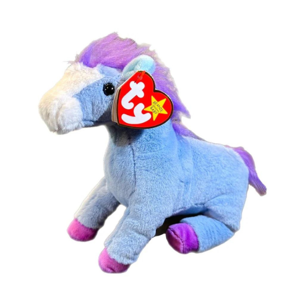 Ty Beanie Babies - Clementine the Blue Horse (30th Anniversary)