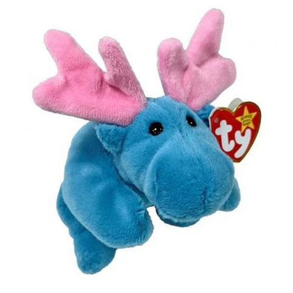 Ty Beanie Babies - Hudson the Blue Moose (30th Anniversary)