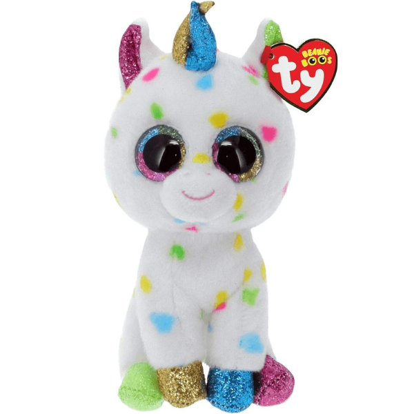 Ty Beanie Boos - Harmonie Speckled Unicorn (Large 16