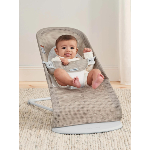 BabyBjorn - Bouncer Balance Soft - Mesh, Grey Beige/White