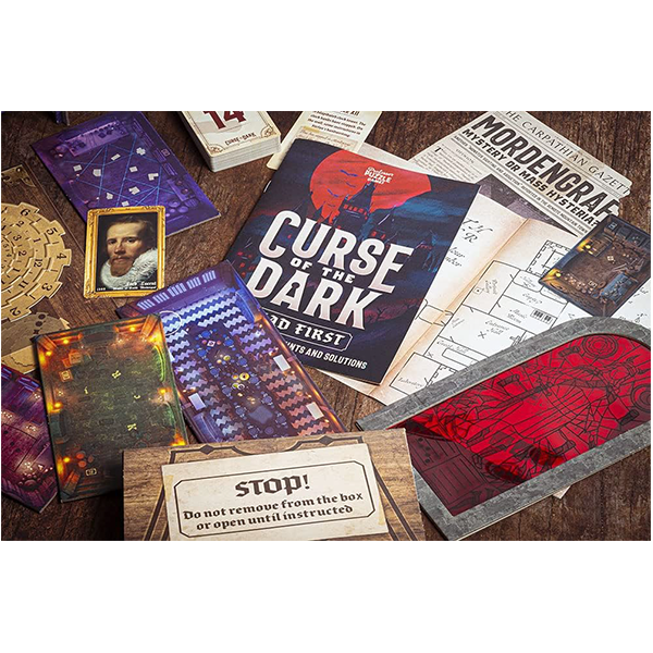 Professor Puzzle Curse of the Dark Escape Room Game