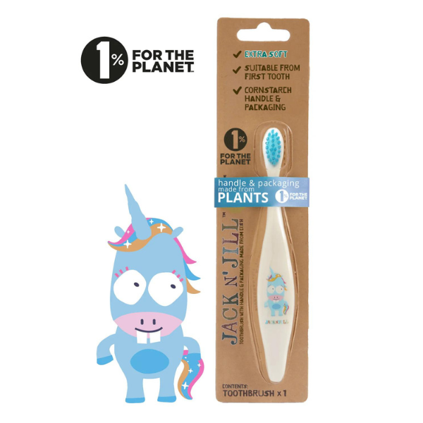 Jack N' Jill Kids Biodegradable Toothbrush - Unicorn