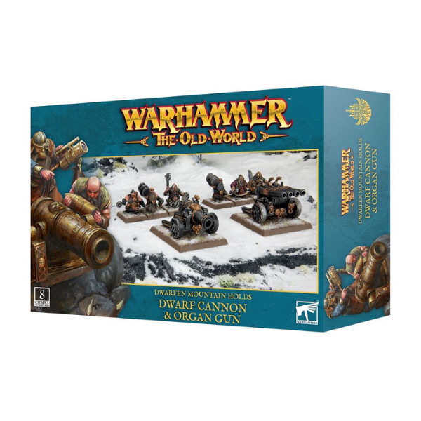 Warhammer: The Old World – Dwarfen Mountain Holds Dwarf Cannon & Organ Gun