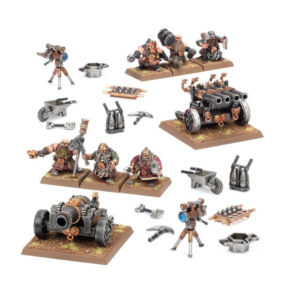 Warhammer: The Old World – Dwarfen Mountain Holds Dwarf Cannon & Organ Gun