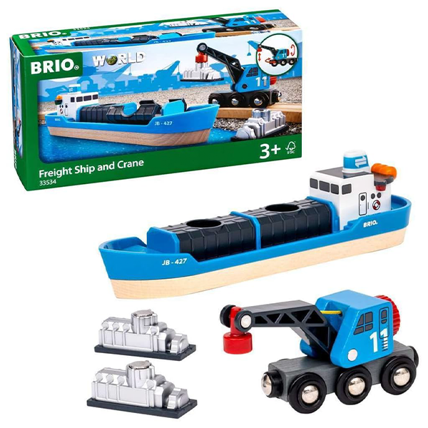 Brio Freight Ship & Crane