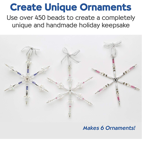 Creativity for Kids Beaded Snowflake Ornament Kit