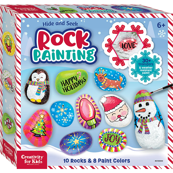 Creativity for Kids Hide & Seek Holiday Rock Painting Kit