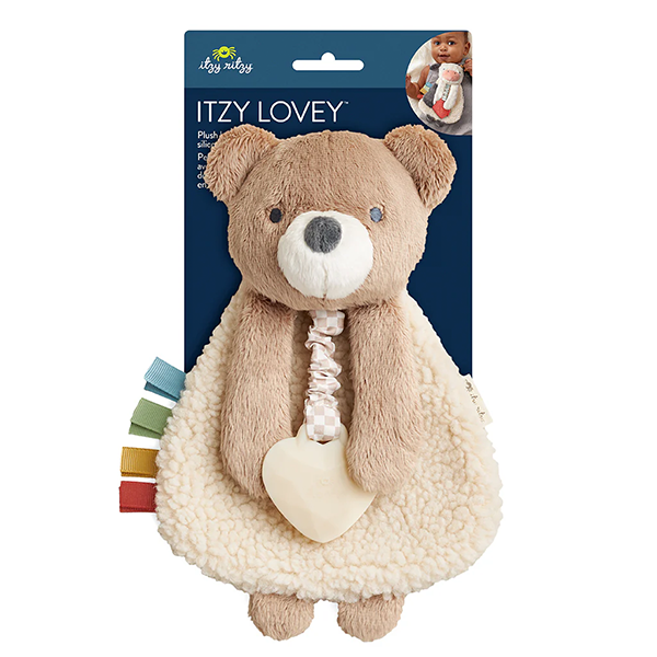 Itzy Ritzy Itzy Lovey™ Theo the Bear Plush And Teether Toy