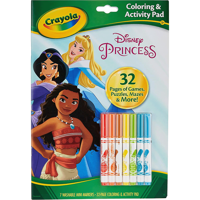 Crayola Colouring and Activity Book- Disney Princess