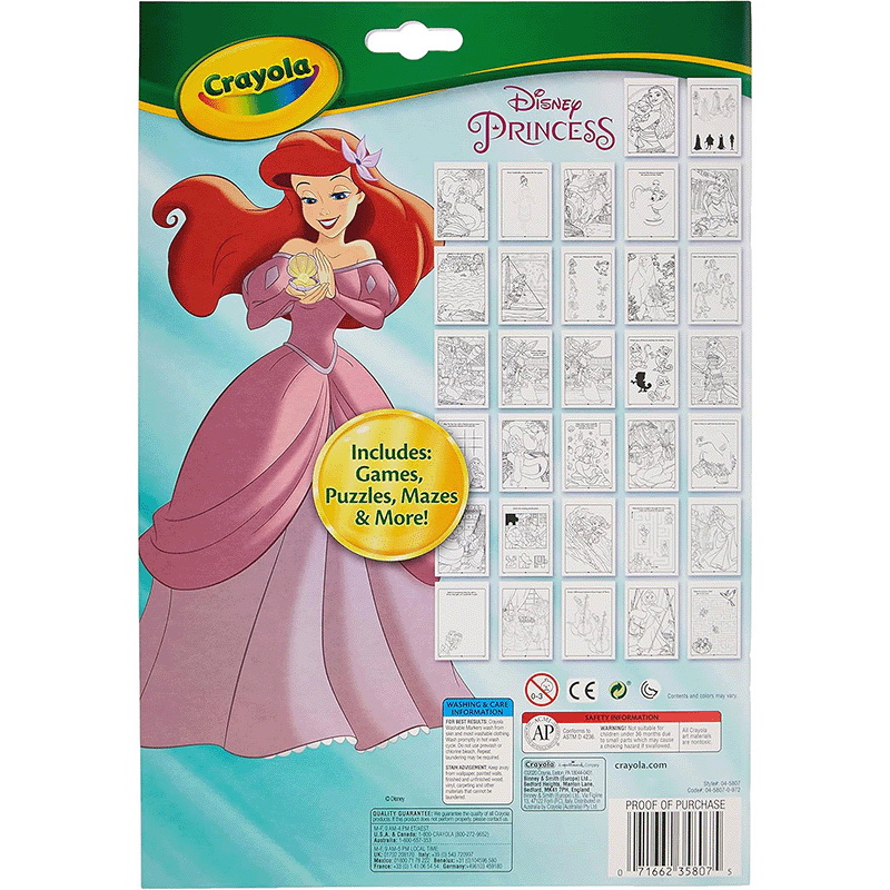 Crayola Colouring and Activity Book- Disney Princess