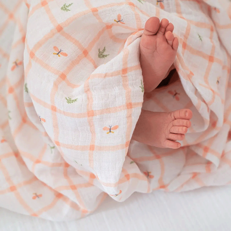 Aden + Anais Essentials Swaddle 4 Pack - Country Floral