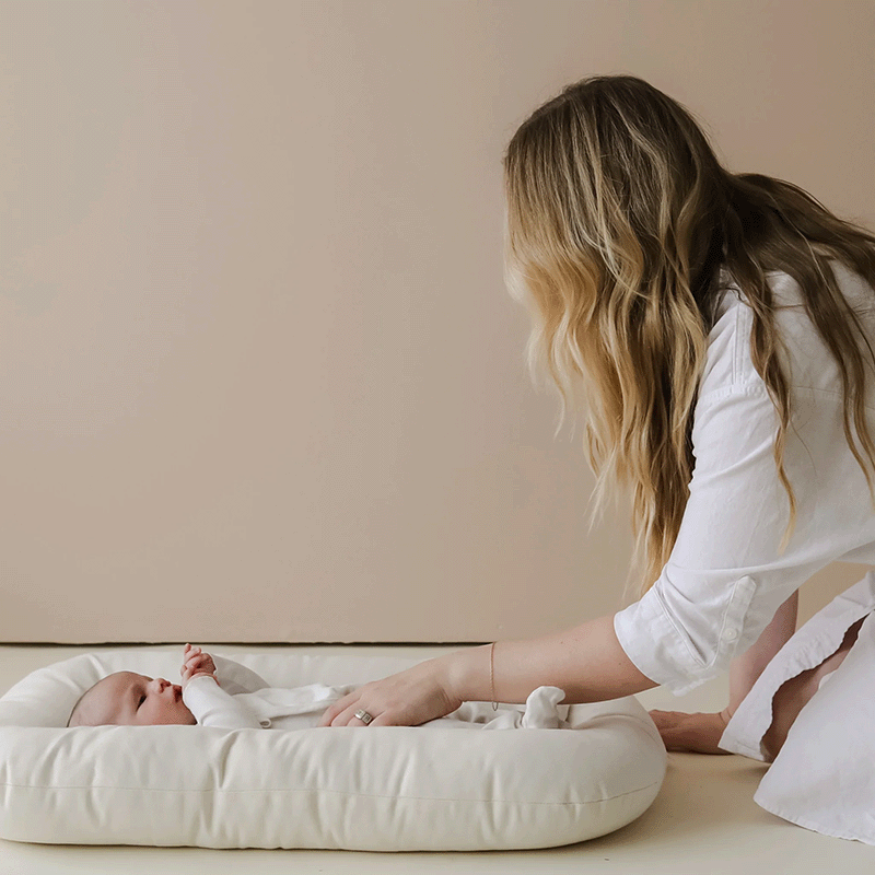 Snuggle Me Organic Infant Lounger - Natural