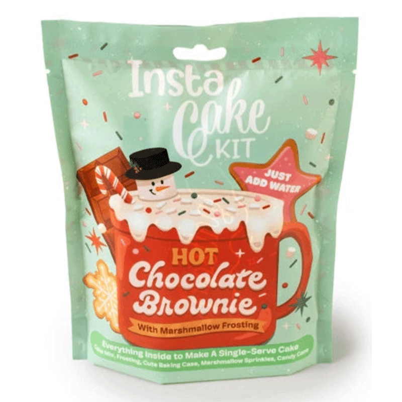 InstaCake Single Cake Mix - Hot Chocolate / Marshmallow Frosting