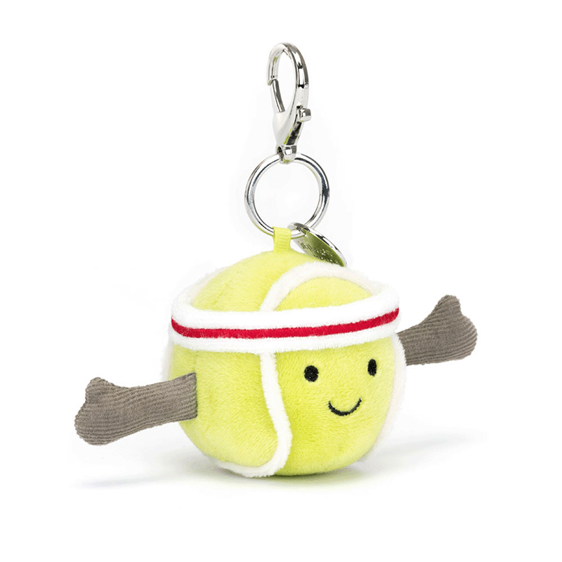 JellyCat Amuseables Sports Tennis Bag Charm