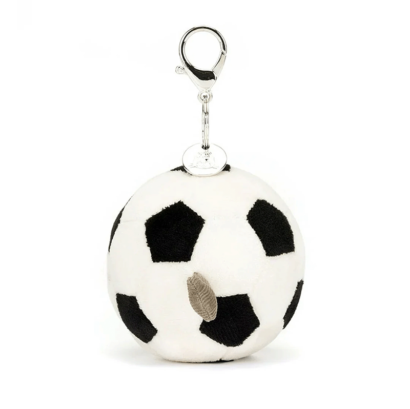 JellyCat Amuseables Sports Soccer Bag Charm