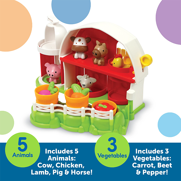 Learning Resources Peekaboo Learning Barnyard Play Set