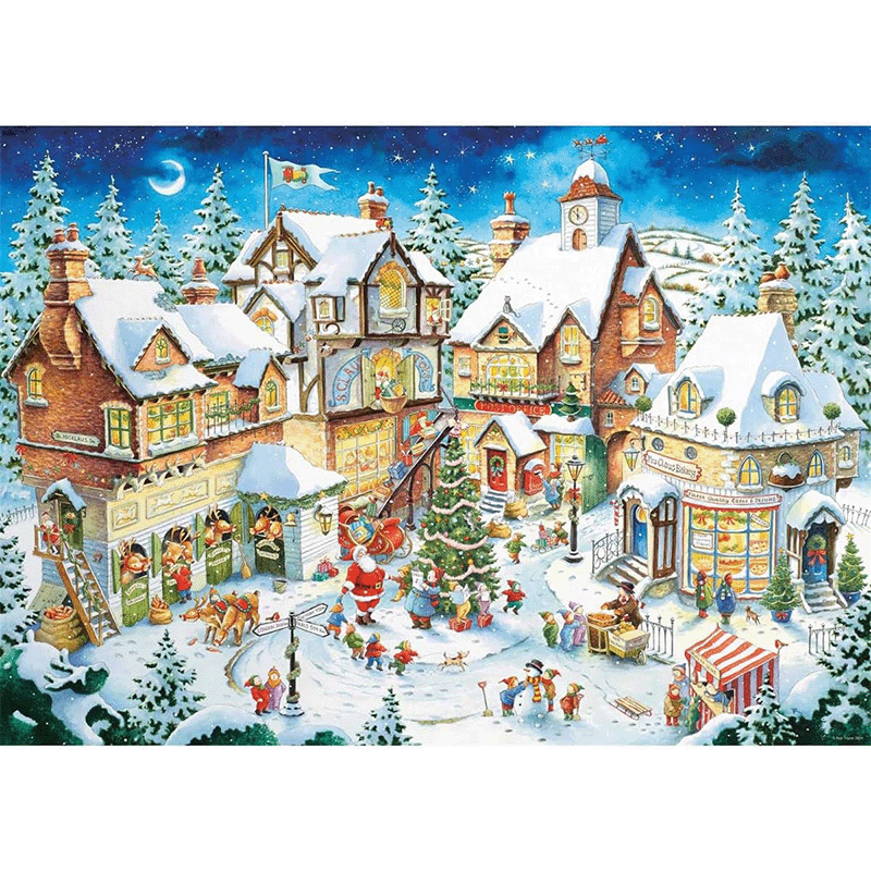 Ravensburger 50th Aniversary Christmas Village 1000 Piece Puzzle