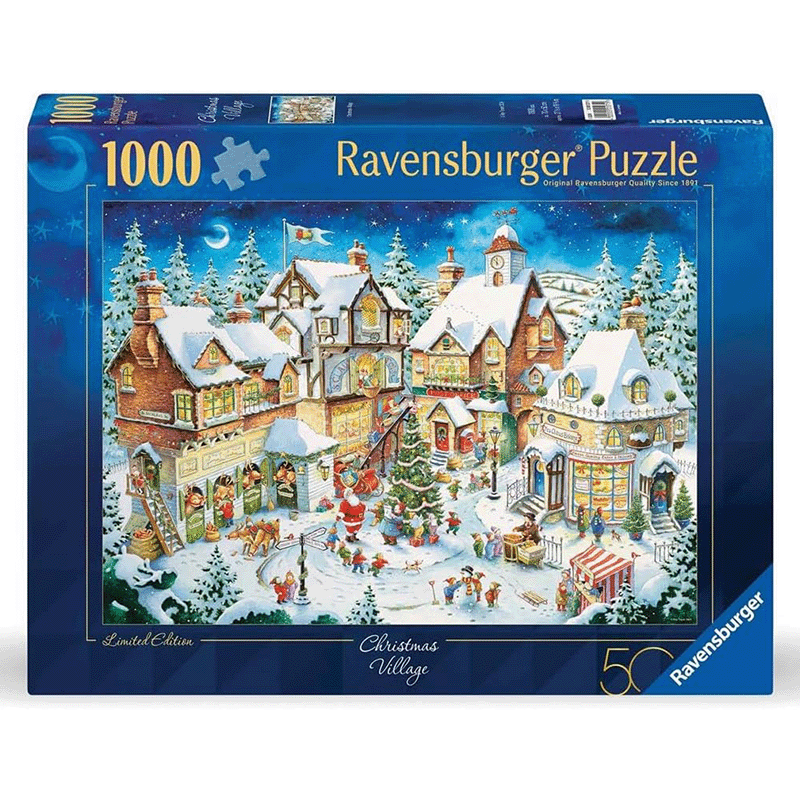 Ravensburger 50th Aniversary Christmas Village 1000 Piece Puzzle