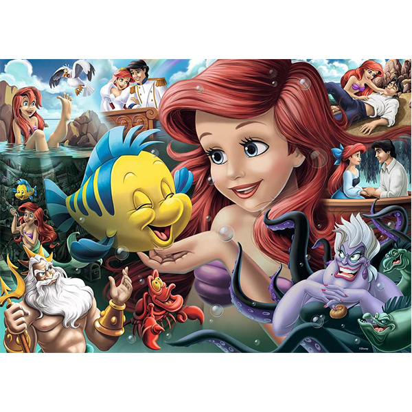 Ravensburger Disney Collector's Edition Heroines: The Little Mermaid 1000 Piece Puzzle