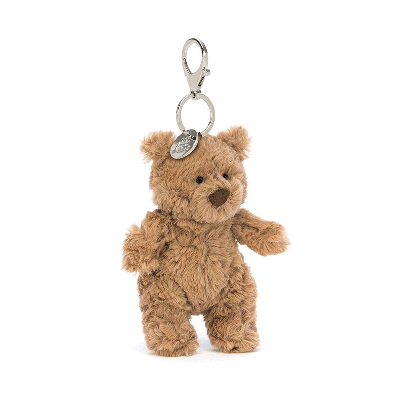 JellyCat Bartholomew Bear Bag Charm