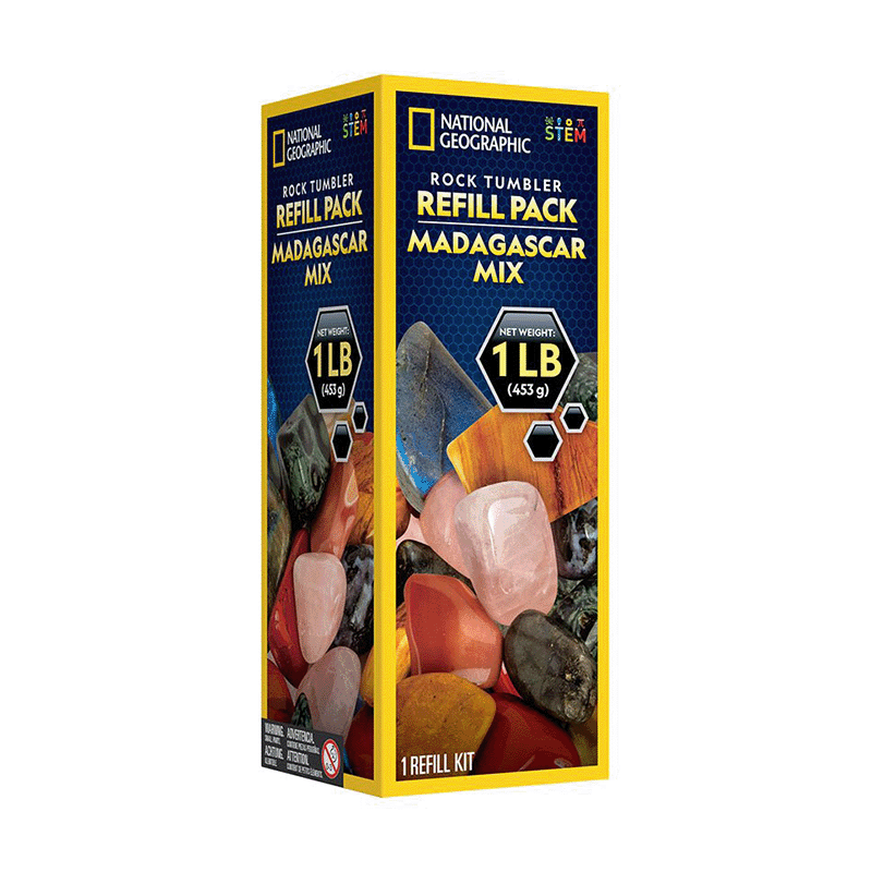 National Geographic 1 lb Rock Tumbler Madagascar Refill