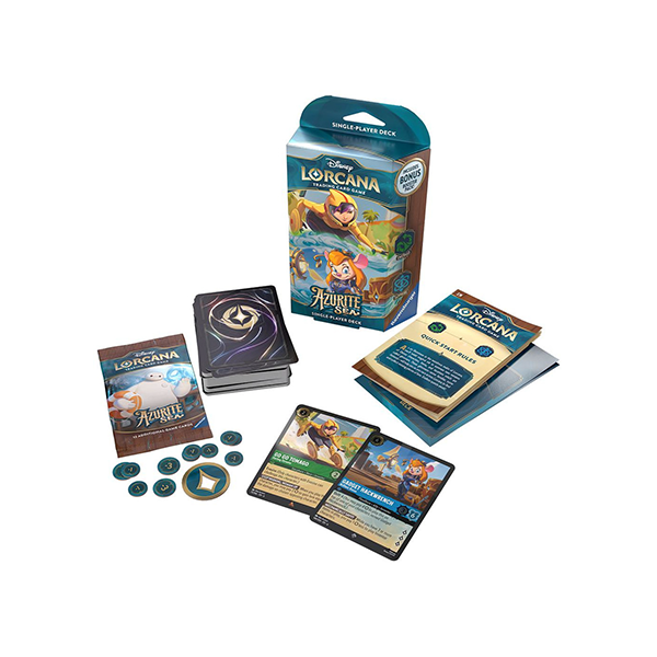 Disney Lorcana: Azurite Sea - Emerald and Sapphire Starter Deck