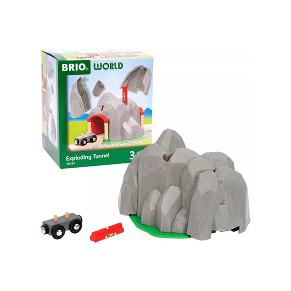 Brio World Dynamite Mountain Tunnel