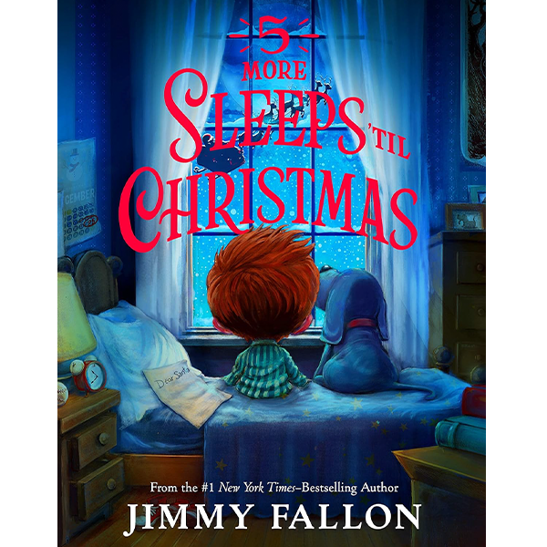 5 More Sleeps Til Christmas Hardcover Book