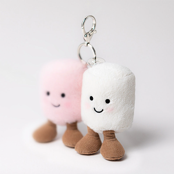 Jellycat Amuseables Pair of Marshmallows Bag Charm