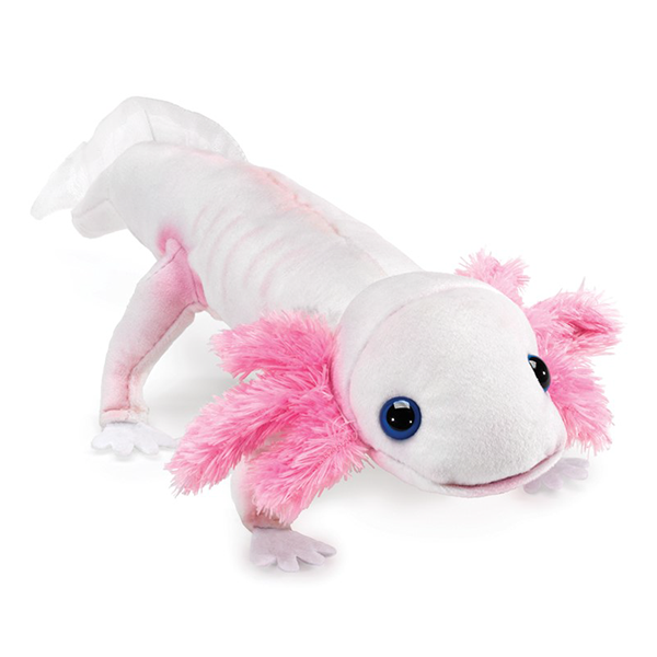 Folkmanis Puppets - White Axolotl