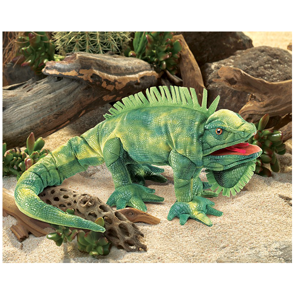 Folkmanis Puppets - Iguana Puppet