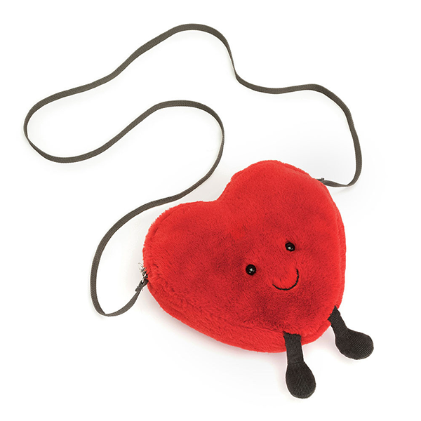 Jellycat Amuseables Red Heart Bag