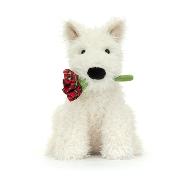 Jellycat Munro Scottie Dog 'Love You'