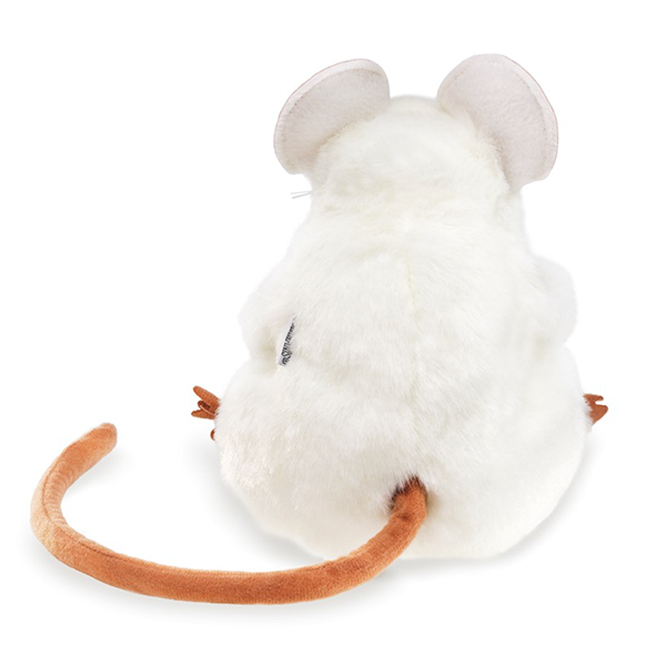 Folkmanis Puppets - White Mouse Hand Puppet