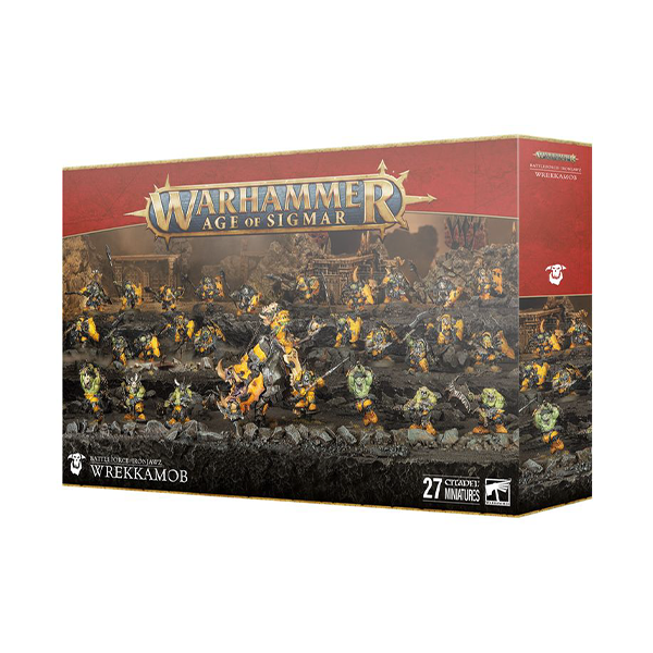 Warhammer Age of Sigmar: Ironjawz Battleforce Wrekkamob