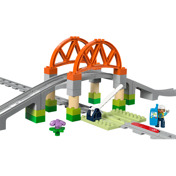 LEGO® DUPLO® 10426 Train Bridge and Tracks Expansion Set