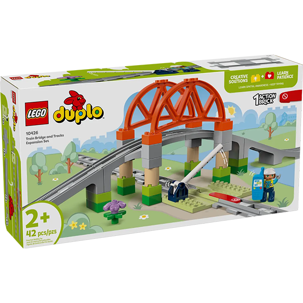 LEGO® DUPLO® 10426 Train Bridge and Tracks Expansion Set